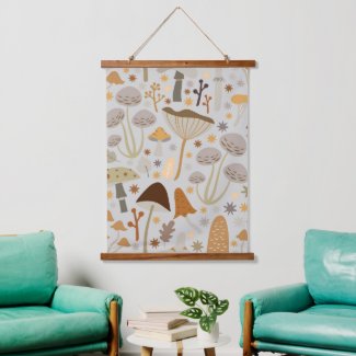 Retro Mushroom Wall Decor