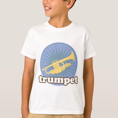 Retro Music Attitude Trumpet Gift T_Shirt