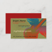 Retro Music Business Card (Front/Back)