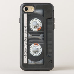 Retro Music Cassette Mix Tape Funny Look OtterBox Symmetry iPhone 7 Case