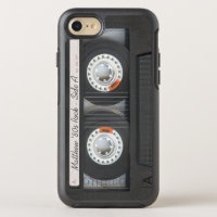 Retro Music Cassette Mix Tape Funny Look OtterBox Symmetry iPhone 8/7 Case
