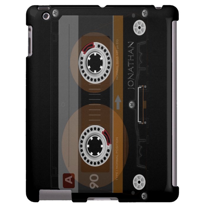 Retro Music Cassette Tape iPad Case