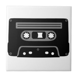 Retro Music Cassette Tile