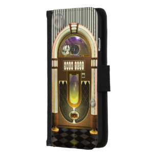 Retro Music Jukebox Personalized iPhone 8/7 Wallet Case