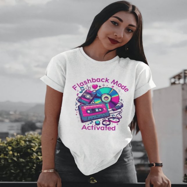 Retro Music Lover - Flashback Mode: Activated T-Shirt (Creator Uploaded)