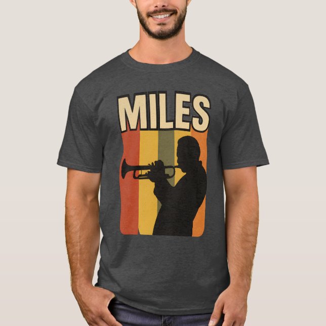 Retro Music Miles T-Shirt (Front)