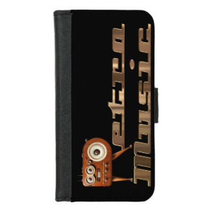 Retro music Minion iPhone 8/7 Wallet Case