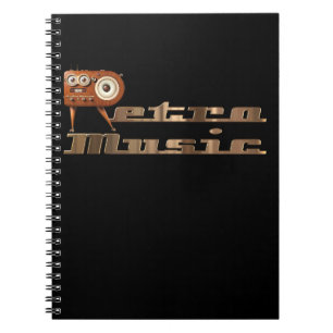 Retro music Minion Notebook