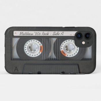 Retro Music Mix Tape Funny Mixtape Look Iphone 11 Case by CityHunter at Zazzle