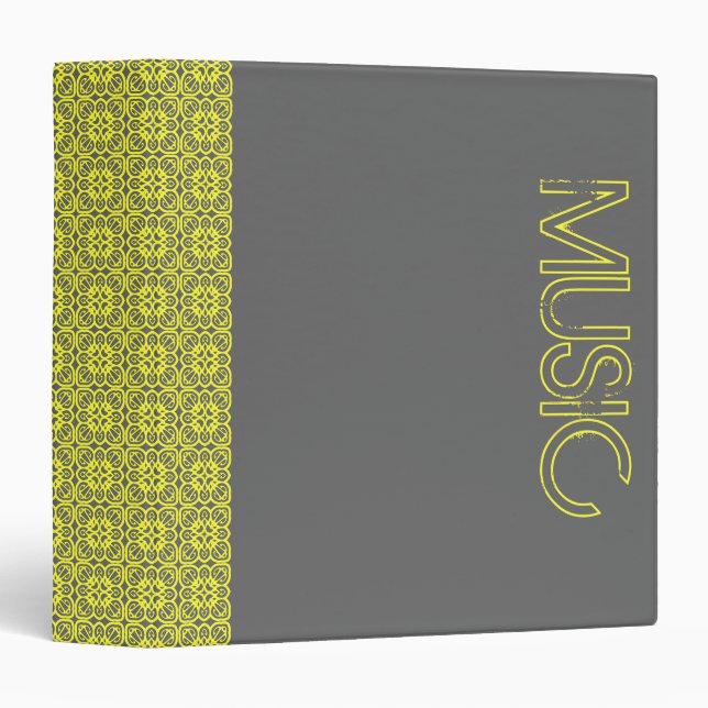 Retro MUSIC Oranizer Custom CD/Photo Album Binder (Front/Spine)