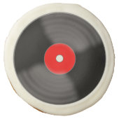 Retro Music Record Party Cookies (Front)