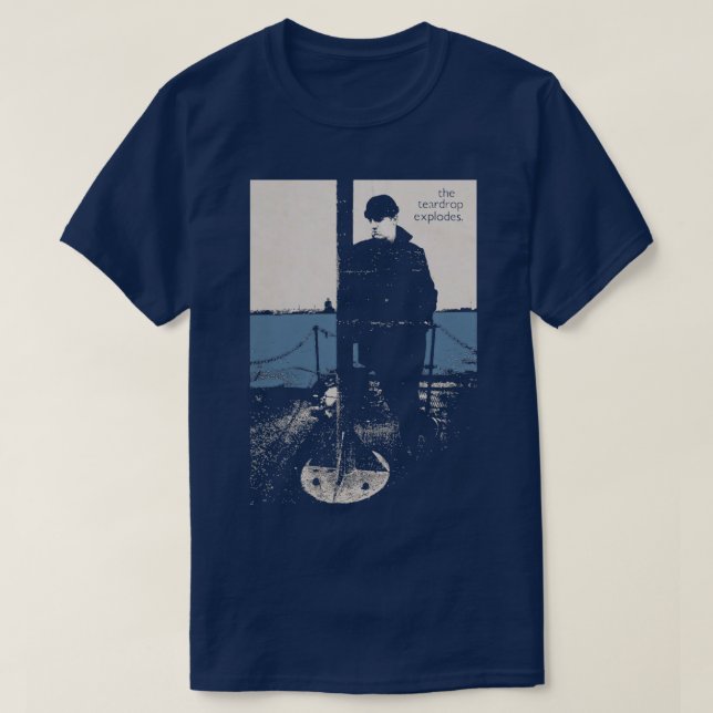 Retro Music The Teardrop Explodes Gift Movie Fans  T-Shirt (Design Front)