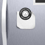 Retro Music Vinyl Record Save The Date Magnet<br><div class="desc">This vinyl record save the date magnet is a great way to add a touch of music nostalgia to your wedding invitations. This magnet is designed to look like a vintage record and can be customized to match your music-themed wedding. They are a perfect wedding favor for music lovers who...</div>