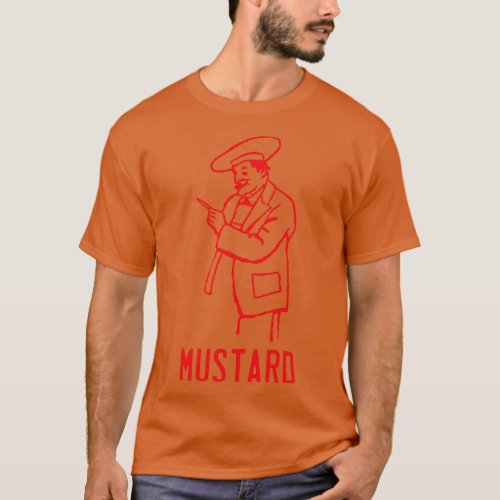 Retro Mustard Bottle T_Shirt