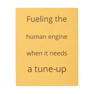 Retro Mustard Heavy Text Perfusionist Print