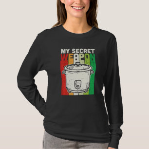 Retro My Secret Weapon Food Culinary Chef Cook Co T-Shirt