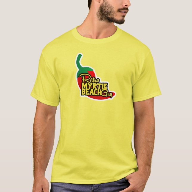 Retro Myrtle Beach Guy Chili Fest T-Shirt (Front)