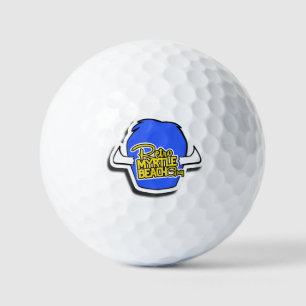 Retro Myrtle Beach Guy Lodge Hat Golf Balls