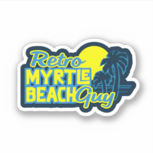 Retro Myrtle Beach Guy Sticker