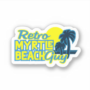 Retro Myrtle Beach Guy Sticker