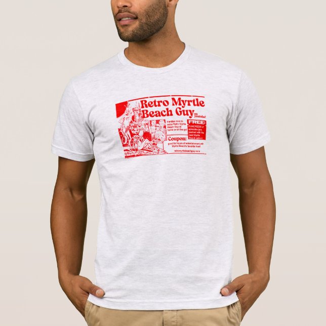 Retro Myrtle Beach Guy T-Shirt (Front)