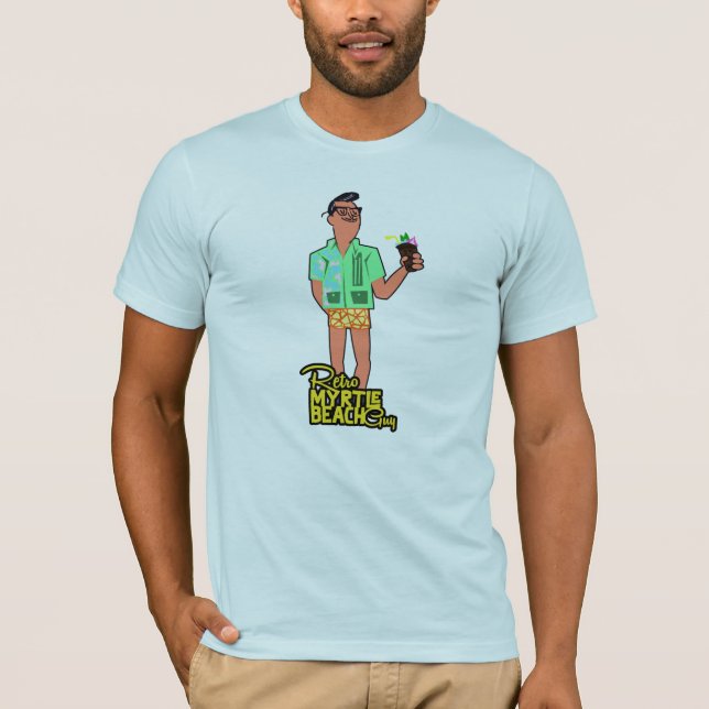 Retro Myrtle Beach Guy T-Shirt (Front)