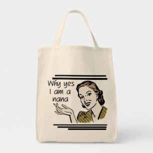 Retro Nana T-shirts and Gifts Tote Bag