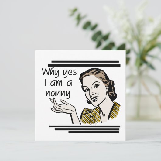 Retro Nanny T-shirts and Gifts (Standing Front)