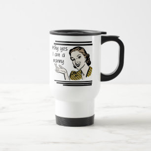 Retro Nanny T-shirts and Gifts Travel Mug