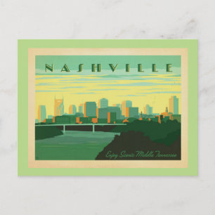 Retro Nashville Postcard