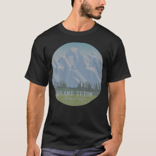 Retro National Park Tshirt Grand Teton National Pa