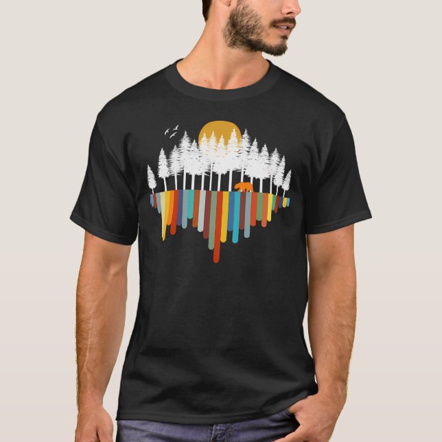 Retro Nature'S Valley T-Shirt (Front)