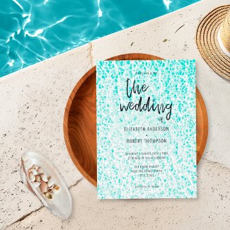 Retro Nautical Summer Blue Ocean Wedding