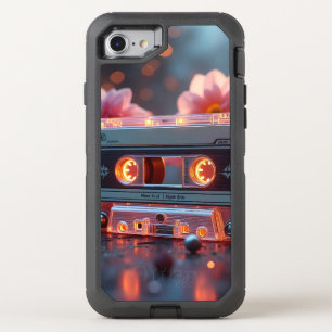 Retro Neon Cassette iPhone Case