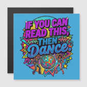 Retro Neon Disco Ball Dance Party Graphic Design (Front/Back)