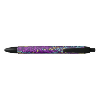 Retro Neon Maze Pattern – Arcade Aesthetic Pen