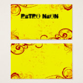 Retro Neon Yellow (Front & Back)