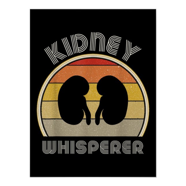 Retro Nephrology Nurse Poster (Front)
