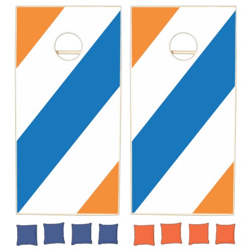 Retro New Amsterdam Bold Stripes Cornhole Set
