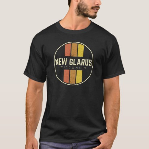Retro New Glarus Wisconsin T_Shirt