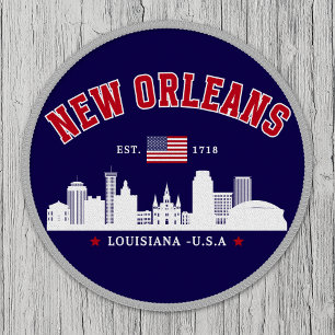 Retro New Orleans City Patch