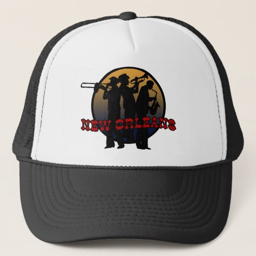 Retro New Orleans Jazz Trucker Hat