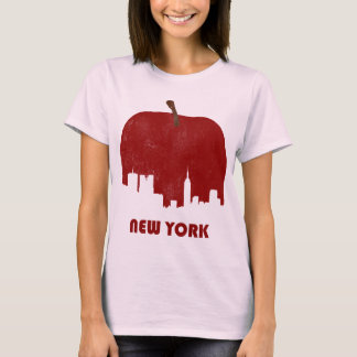 Retro New York Skyline-Women T-Shirt