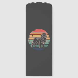 Retro Newfoundland Vintage Dog Lover Gifts for Men Bookmarks