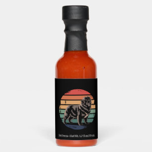 Retro Newfoundland Vintage Dog Lover Gifts for Men Hot Sauces