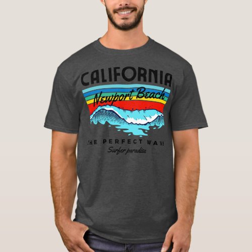 Retro Newport Beach California T_Shirt