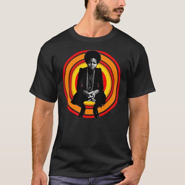 Retro Nina Simone Classic T-Shirt (Front)