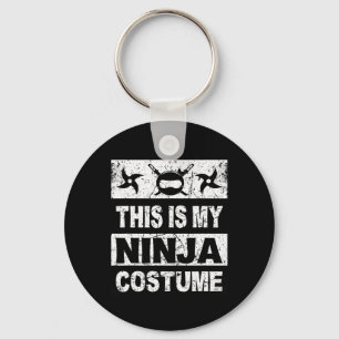 Retro Ninja Costume Halloween For Boy Kids Men Keychain