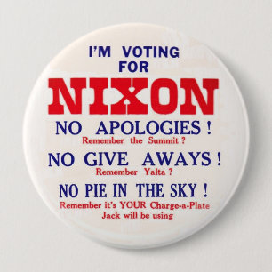 Retro Nixon Anti-JFK Button