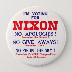 Details about   Vintage Richard Nixon "An American Tragedy" Watergate Pinback Button 1.75" 